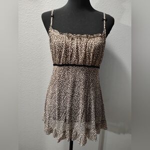 Ambrielle Leopard Print Women's Chemise One(1) Piece Lingerie